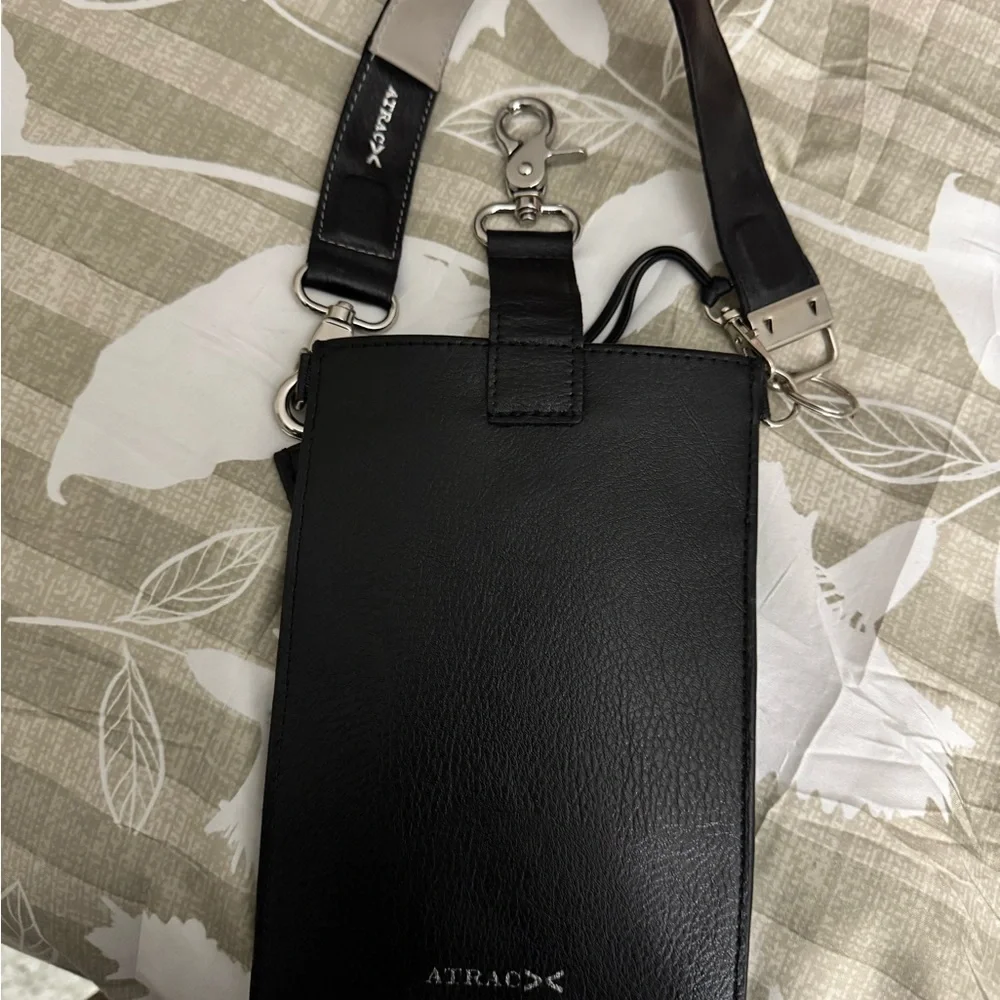 Black and Gray wristlet Bag